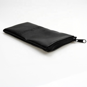 Pochette de luxe en cuir PU avec fermeture éclair pour emballage et présentation de bijoux, avec logo, pour le rangement et la présentation de bijoux - Product Image 2