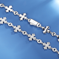 Nouveauté : Collier chaîne à maillons croisés de luxe pour homme, style Hip Hop, en argent sterling 925, avec diamants Moissanite VVS, 12 mm