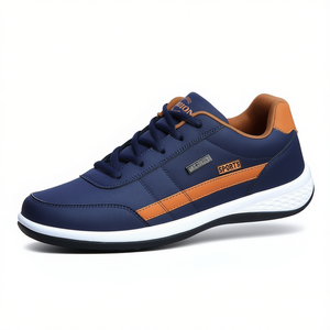 Chaussures de sport décontractées pour hommes Macdonald, style basket, à lacets, bout rond, tige en PVC, semelle en caoutchouc - Product Image 1