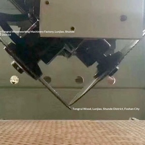 Luggage gift wine box semi-automatic <b>double</b> V slot machine solid wood <b>photo</b> <b>frame</b> 45 degree angle cutting machine - Product Image 4