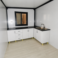 Bâtiment de bureau modulaire en conteneurs, maison préfabriquée extensible en conteneurs, maisons pliantes extérieures de 40 pieds et 20 pieds, vente en gros