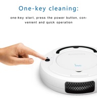 1000pa Smart Ménage Sol Ménage Vadrouille Automatique Balayage Robot Aspirateur pour MAISON 3 en 1 Robot Aspirateur