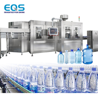 Línea de Producción de Agua Mineral Automática Llave en Mano, Máquina Embotelladora de Agua Potable Pura, Línea de Llenado de Botellas PET