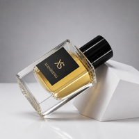 Flacon de parfum atomiseur pressurisé en verre vide de haute qualité, unique et portable, 30 ml 50 ml, avec couvercle magnétique et boîte d'emballage