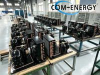 Unité de condensation refroidie par air Com-Energy de haute qualité avec compresseur Secop 0,33 CV pour chambre froide et réfrigération commerciale