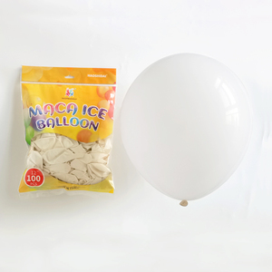 Vente en gros de ballons personnalisés pour enfants, grande quantité, 50 ballons blancs en latex de 12 pouces pour fêtes prénatales - Product Image 3