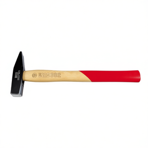 Marteau à griffes Usag382 382g avec manche en bois et poignée rouge pour travaux métalliques et menuiserie - Product Image 2