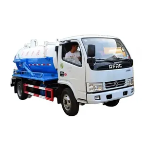 Dongfeng Rioolwater Opvangvoertuig 4X2 8m3 Septic Tank Vacuüm Riolering Zuigwagens