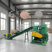 Machine à granuler le fil de cuivre, production de 3000 kg/h, pour le recyclage des déchets de cuivre, d'aluminium, d'acier inoxydable et de cartes de circuits imprimés, avec moteur