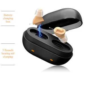 Q2 Best seller siemens in ear rechargeable cic hearing aids aid mini cheap come with charging case for the deaf prices