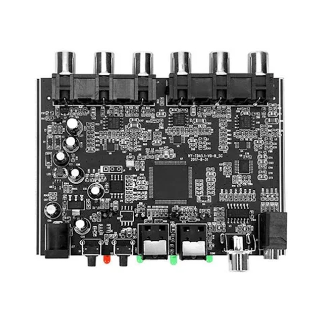 5.1 Amplifier Board Digital Audio Power Amplifier 2.1 Channel Subwoofer Stereo Board AUX 12V/24V 2x50W + 100W Bass Module