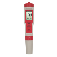 EZ-9908 Mètre numérique TDS PH Mètre PH/TDS/EC/Température 4 en 1 Kit de testeur de qualité de l'eau numérique pour piscines Aquariums