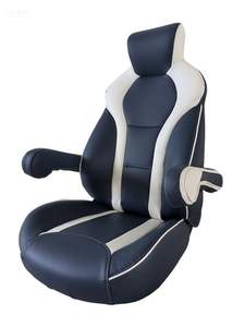 كرسي كابتن من الجلد الصناعي المقاوم للماء وسادة للمقعد القطني من الفوم الذاكرة بشكل مستطيل يدويًا قابلة للتخصيص - Product Image 2