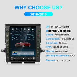 Navihua 13" Tesla Screen Android <b>Auto</b> Radio Multimedia Car Player Headunit Monitor Carplay Navigation for Nissan Titan 2016 2018 - Product Image 6
