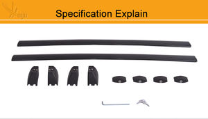 Barres de toit en aluminium JINHUIJU, barres transversales, kit de remplacement de rail de couverture pour Jeep Grand Cherokee, éclairage pour camions européens - Product Image 5