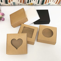 Boîte d'emballage pour barre de savon en papier kraft imprimé de logo personnalisé Matériaux recyclés biodégradables écologiques pour huiles essentielles