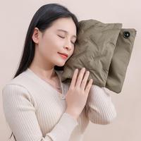 Pochette chauffante réutilisable avec housse en duvet moelleux pour bureau, maison, étude