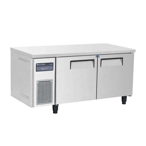 Équipement de cuisine d'hôtel commercial en acier inoxydable 1500mm <span class=keywords><strong>deux</strong></span> grande porte réfrigérateur vertical congélateur réfrigérateur - Product Image 1