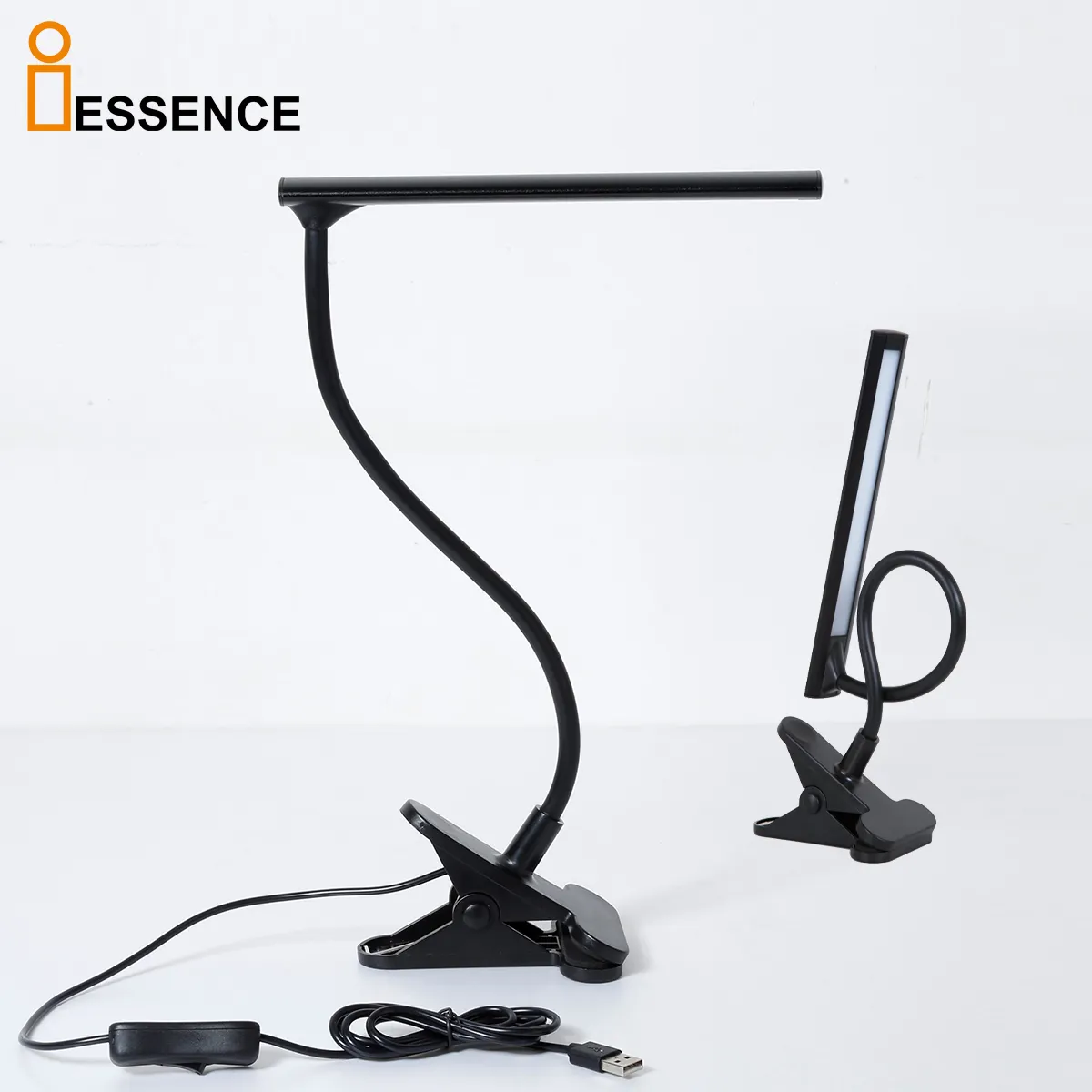 Modern Led Desk Light Night Light Adjustable aluminum gooseneck hose Clamp Led Table Lamp Reading Light