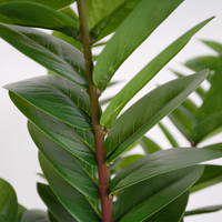 Plantes artificielles, décorations de bureau, rocaille, arbre à monnaie artificiel en plastique, 60 cm