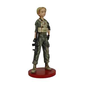 OEM figure d'azione in resina Cool soldatino di qualità migliore figura giocattolo con pistola giocattolo giocattolo militare personalizzato - Product Image 2