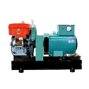 10kw 12.5kva Changchai Directe Aandrijving Injectie 50Hz 1 Cilinder Watergekoelde Draagbare Stroomopwekkingsmachine Dieselgenerator