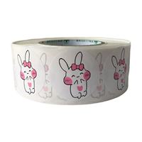 Autocollant d'étiquette adhésive ronde BOPP en forme de griffe d'amour personnalisé imprimé UV permanent double face pour la décoration d'emballage de boîte de sac cadeau