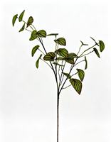 Plante artificielle Pothos à tige unique, 5 branches, 29 feuilles, fausse verdure pour vase d'intérieur, décoration maison