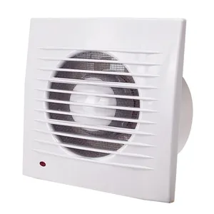 Benutzer definierte 4 6 8 Zoll Home Louver Wand Fenster halterung Kunststoff ABS Küchen ventilator Silent WC Badezimmer Extractor Abluft ventilator