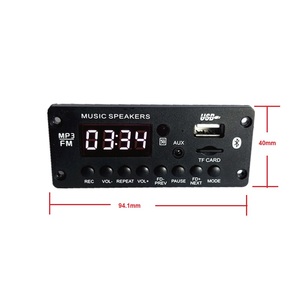 JK25009 DIY Audio Kit bluetooth <strong>Receiver</strong> White LED Display Usb Mp3 <strong>Module</strong> - Product Image 3
