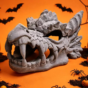 Dragon maléfique de la Sainte-Mort, best-seller fabriqué en Chine, pour Halloween, pièce décorative en résine réaliste, tailles personnalisables disponibles - Product Image 3