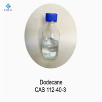 Fournisseur direct d'usine, dodécane à 99% de pureté, CAS 112-40-3, solvant utilisé pour l'encre, la peinture, l'adhésif, bon prix, point d'ébullition 216-218°C