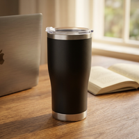 Mug à café isotherme en acier inoxydable HAUSHOF 14oz avec couvercle et poignée, design de dessin animé pour maman, papa, enfants