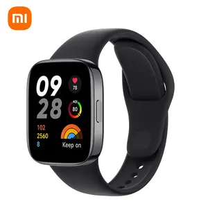 オリジナルredmiウォッチ31.75インチAMOLEDタッチディスプレイGPS心拍数センサーワイヤレス電話BT Call mi Redmi Watch 3