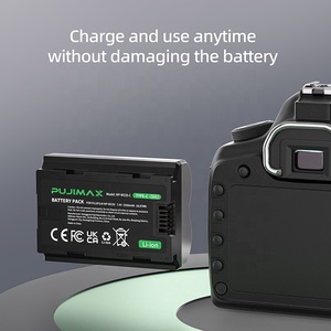 Batterie numérique rechargeable Li-ion PUJIMAX 7.4V 2550mAh Type C NP-W235 pour appareil photo Fujifilm Fuji X-T4 <span class=keywords><strong>GFX</strong></span> 100S X-T5 X-H2 3.4 - Product Image 6