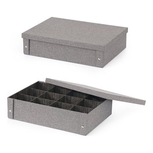Scatola salvaspazio (44x31x11cm) Grey Art.6 - Product Image 1