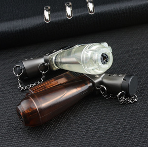 Honest Bật Lửa Máy Bay Phản Lực Thuốc Lá Phụ Kiện Hút Thuốc Cầm Tay Đồ Uống Bình Xăng Có Thể Nhìn Thấy Bật Lửa Xì Gà Butan Có Thể Nạp Lại - Product Image 5