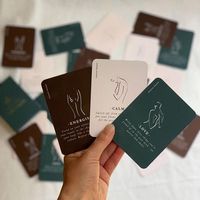 Cartes d'affirmation positives personnalisées, impression personnalisée de cartes à jouer, emballées dans une boîte, fabricants de jeux de cartes