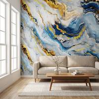 Papier adhésif mural en marbre de luxe, imperméable, auto-adhésif, pour armoire de cuisine