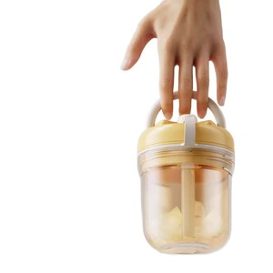 Ice Cup 3 In 1 Portable Travel Mug With Handle For Cold Drinks Refrigerator Ice Tray Round Shape Family Use - Product Image 2