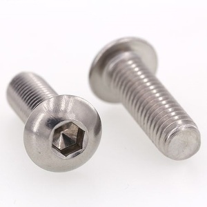 Customized M3 M4 <strong>M5</strong> M6 M8 M10 Stainless Steel Ss304 316 Round Head <strong>Bolts</strong> ISO7380 Mushroom Hexagon Socket Button Head <strong>Bolts</strong> - Product Image 2