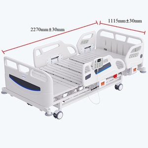 <span class=keywords><strong>Cama</strong></span> <span class=keywords><strong>de</strong></span> Hospital Eléctrica Multifuncional Anti-Escaras para Pacientes <span class=keywords><strong>de</strong></span> UCI con Barandillas Laterales <span class=keywords><strong>de</strong></span> ABS - Product Image 2