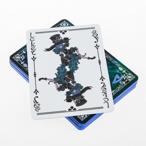 AYPC Bleu Or Estampage Bord Impression Espace Galaxie Retour Japon <span class=keywords><strong>Sexy</strong></span> Dessin Animé Fille Squelette Humain <span class=keywords><strong>Jeux</strong></span> Anime <span class=keywords><strong>Manga</strong></span> Poker Jeu de Cartes - Product Image 2