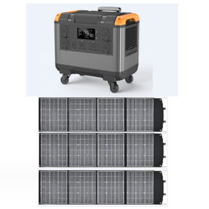 Station d'alimentation portable 3000W, charge rapide, haute puissance, stockage d'énergie pour le camping en plein air, contrôleur solaire MPPT, prises EU US - Product Image 5