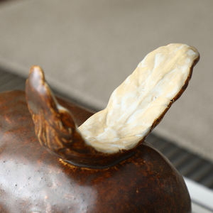 تمثال سيراميك إبداعي مرسوم يدويًا على شكل وحش سماوي طائر من فلورينكو، تحفة فنية عصرية للطاولة والديكور المنزلي - Product Image 4