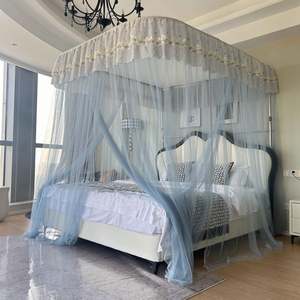 Custom Luxury Bed <b>Curtains</b> for All Seasons Girls <b>Princess</b> Room Bedroom - Product Image 1