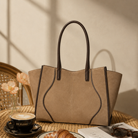 OEM offres promotionnelles vente en gros dame de luxe concepteur grand sac fourre-tout en cuir véritable pour femmes sacs à main