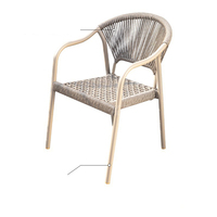 Ensemble de chaises de salle à manger d'extérieur en métal de style nordique pour restaurant, jardin, patio et balcon - Vente en gros