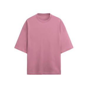 T-shirt décontracté pour homme à épaules tombantes, intérieur brossé, surface intérieure moelleuse, sensation nuageuse, coupe décontractée, confortable et douillet. - Product Image 1