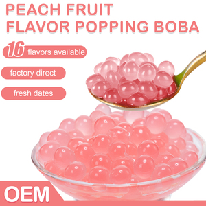 En Stock: Ingredientes Certificados HACCP de 2.8kg para Té de Burbujas con Boba de Fresa, para Tiendas Internacionales de Té con Leche - Product Image 2